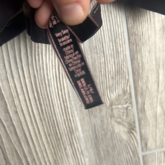 Victorias Secret Women’s Black Lace Halter Bralette Size Large - Picture 3 of 5